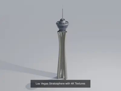 Las Vegas Landmark Collection with 4K Textures 3D Model Pack