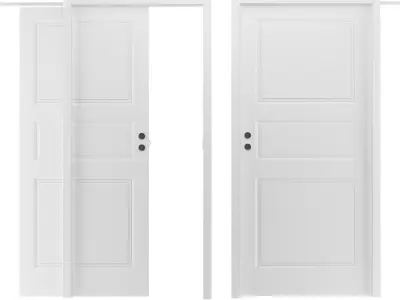 Sliding Door 02 3D model