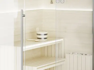 Jacuzzi  SASHA Sauna Turkish bath 3D model