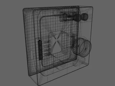 Mitsubishi Residential HVAC Controller 3D model