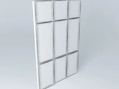 3 layer window Free 3D model