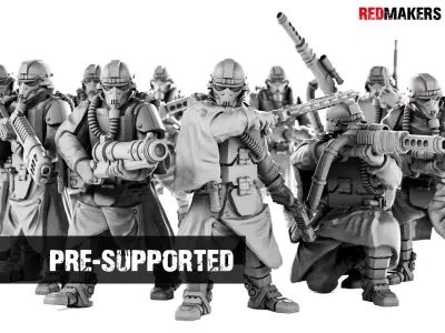Death Squad Grenadiers of the Imperial Force 3D print model