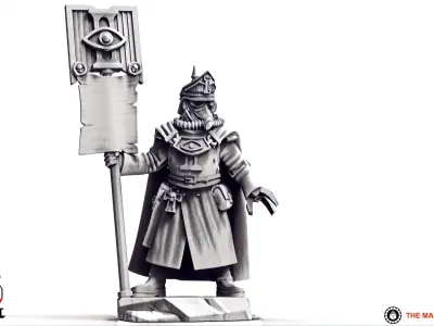 Valour Korps - Field Priest Gottfried 3D print model
