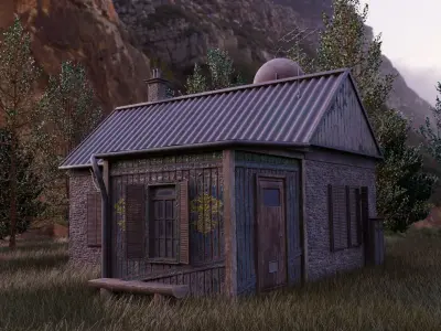 House east russian designed 3D model