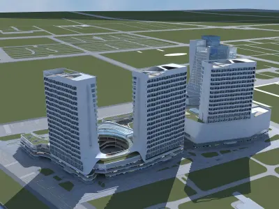 Cityscape 15 3D model