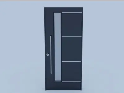 Exterior Door V1 100x230 Low-poly 3D model