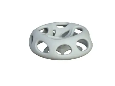 SciFi Cube Object No 64899 Low Poly Shape Low-poly 3D model