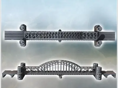 Remagen or Ludendorff Bridge Rhine-Westphalia Germany - Modern W 3D print model