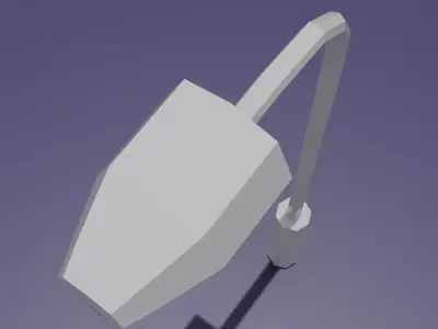 Low Poly Street Light Game Ready Urban Environment Asset Low-poly 3D model