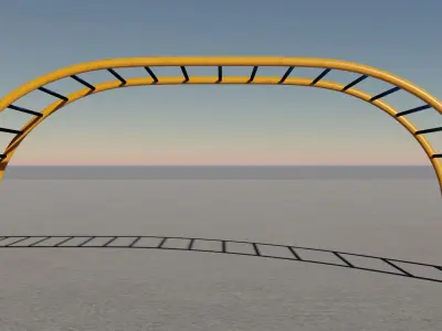 Playground 3D model play structure Low-poly 3D model