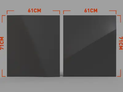 Cabinet Door for Cnc Carving 3D model