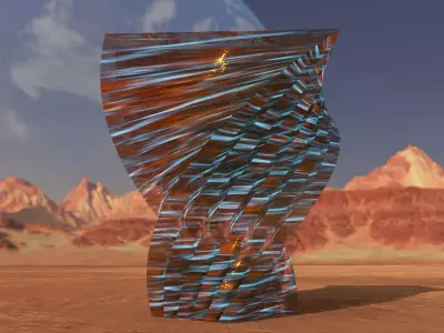 Crystal Tower 3D model