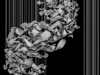 chandelier  Low-poly 3D model