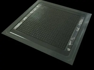 Futuristic Spaceship Interior Tileable Texture Pack PBR Texture