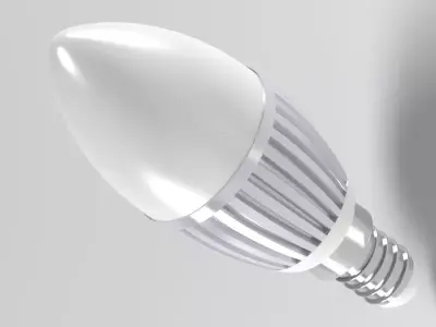 led light bulb 3D model buy