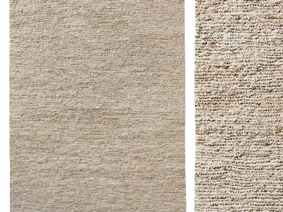 WABI-SABI CHUNKY JUTE RUG 3D model