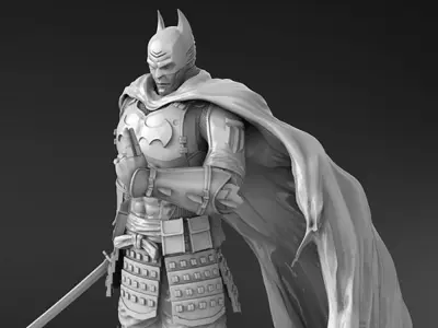 Batman Ninja Statue 3D Model Ready to Print for 3D Printing 3D print model