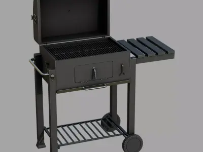 Barbecue Low-poly 3D model