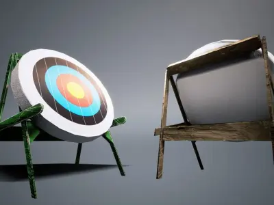 UE4 - Training Dummies Asset Pack Low-poly 3D model