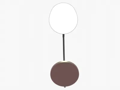 Desk Lamp Low-poly 3D model 19