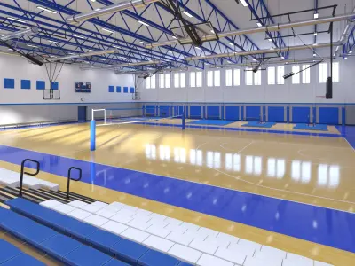  Basketball and Gymnastic Gym 