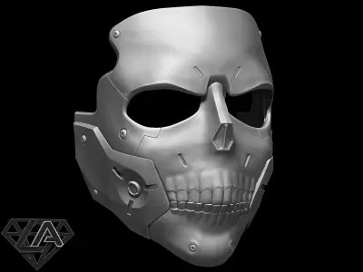 Death Stranding Die Hardman Skull Sci fi mask 3D print model