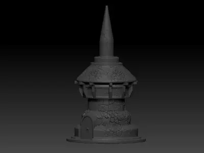 House fantasy tower  3D model