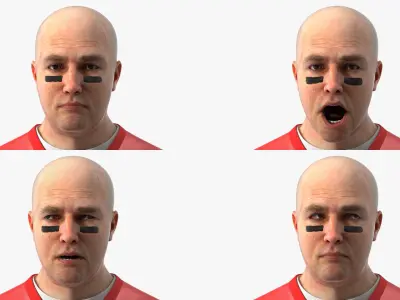  American Football Fan Rigged 