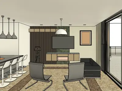 Villa de vacances 3D model