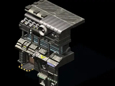 Titan - Small Base - Weapon Shop 03 3D model