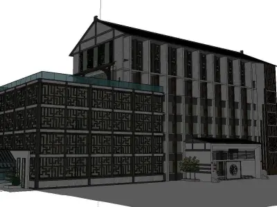 vacation spot-Resort-Fashion Leisure Hotel-0170 3D model