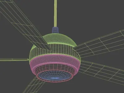 Gail Focous Ceilingfan 3D model