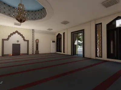 Mosque BIM Modelling 3D model