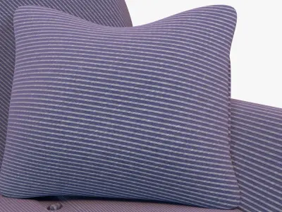 Stylized Couch 3D model