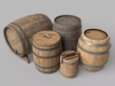 Wooden Barrel Collection Pack Vine Whiskey