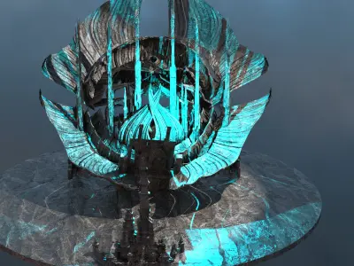White witches palace 3 3D model