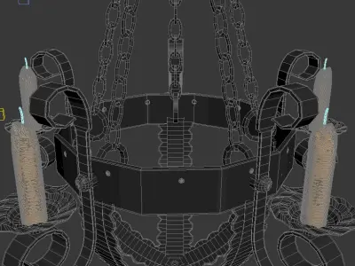 chandelier Free 3D model