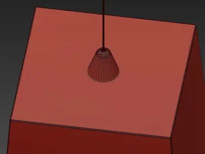 Concrete Pendant Light 3D model purchase