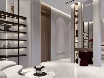  Sketchup Bedroom Design  3D model