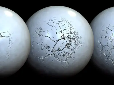 Crack VDM Brushes and Alpha Vol 3 Low-poly 3D model