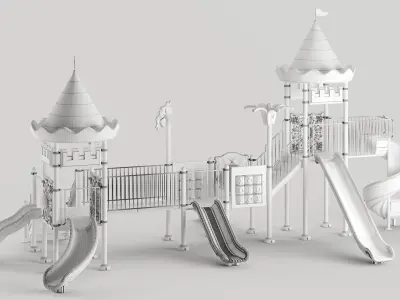 Playground 3d Model HQ 3D model