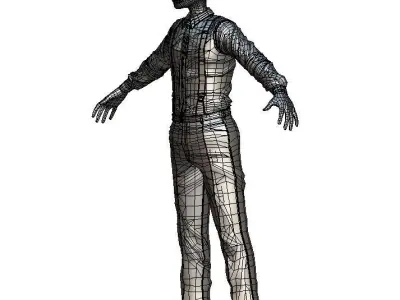 Cartoon High Poly Subdivision Avatar 006 3D Model Low-poly 3D model