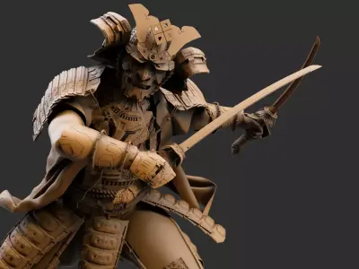 Samurai 3D model