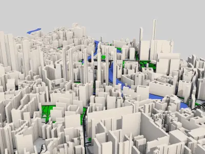 Berlin City Germany  3D model