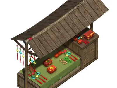 Beijing City Street - Ornament Stand 3D model