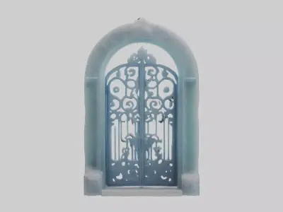 Frostcovered Gate model 3D model