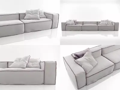 Aspettami couch 3D model