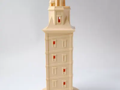 Torre de Hercules 3D print model