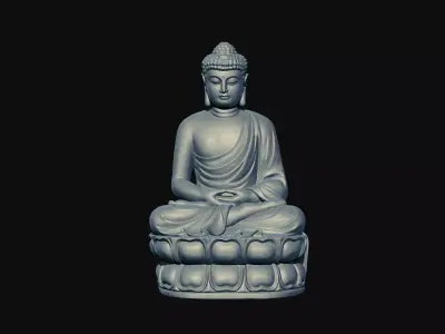 Buddha Statue - 3DP Ready 3D print model