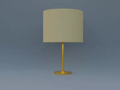 Bedside Lamp Vela P2 Low-poly 3D model